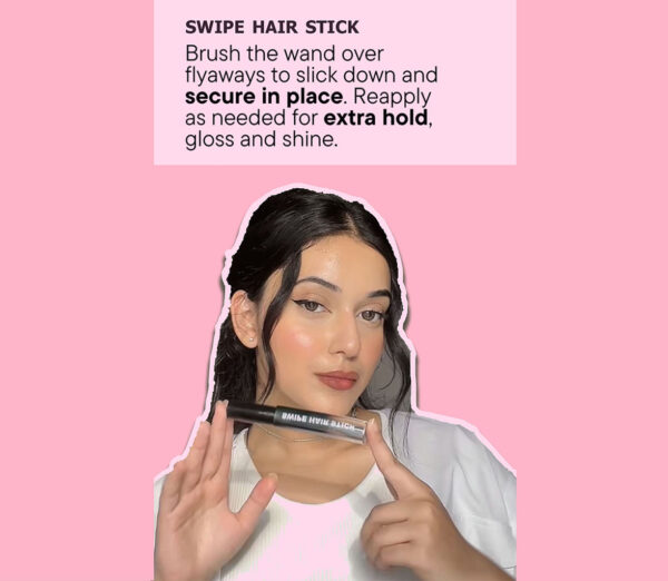 Swipe hair stick