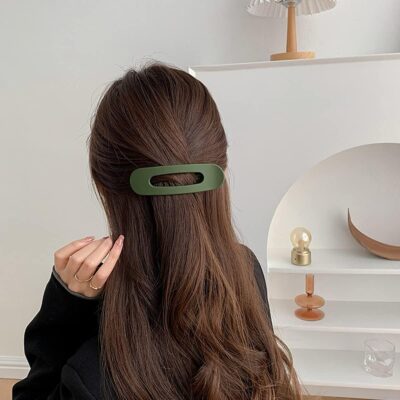 Large Flat Claw Clips for Thick Hair